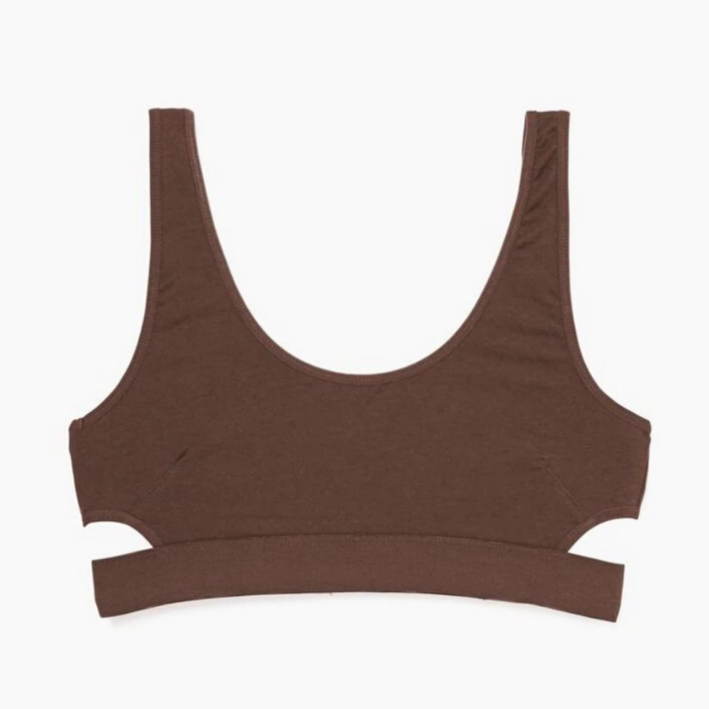 NWT Richer Poorer Scoop Cutout Bralette Java